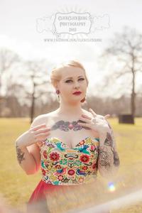 Image of Folksy With Red Skirt
