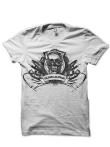 Image of White Skull Crest T-Shirt