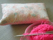 Image of Pop and pink owls cushion