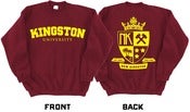 Image of NK - KINGSTON UNIVERSITY SWEATER (Cardinal Red & Gold)