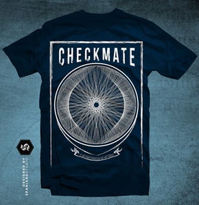 Image of T-Shirt 'Circle' Navy Blue