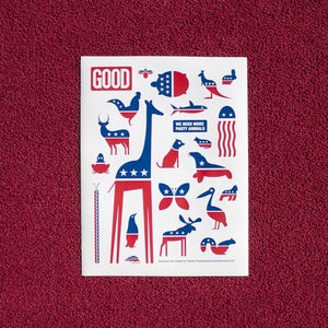Image of "We Need More Party Animals" Sticker Set