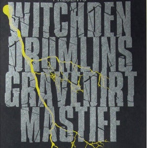 Image of Witchden, Drumlins, Gravedirt, Mastiff poster