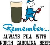 Image of Always Fill with North Carolina Beer!