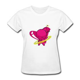 Image of PINK SLEEP MODE Dove White Tee by PHRESHLIFE