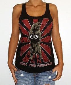 Image of Girls | Bear Trap | Eco Blend Tank Top | Black