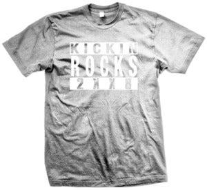 Image of Kickin Rocks T-Shirt (Grey/White)