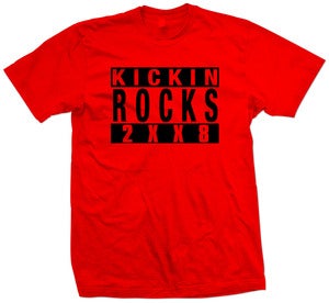 Image of Kickin Rocks T-Shirt (Red/Black)
