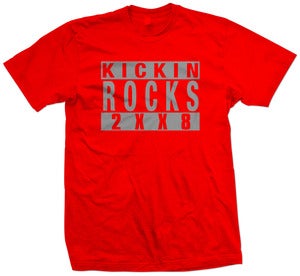 Image of Kickin Rocks T-Shirt (Red/Grey)