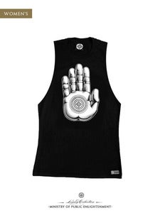 Image of WOMEN'S PALM MUSCLE T-Shirt | Black