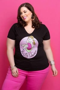 Image of The Party Queen V-Neck Tee