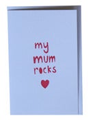 Image of card - my mum rocks