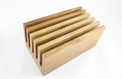 Image of Teak Record Stand