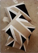 Image of COLLECTABLE > Union Jack Patchwork Cushion Part Flag 