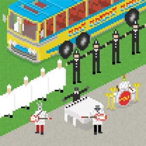 Image of Beatles Pixel Art - Magicial Mystery Tour: I Am The Walrus