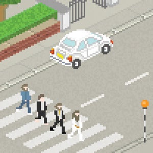 Image of Beatles Pixel Art - Abbey Road