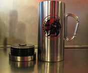 Image of 16oz Metal Carabiner Travel Mug