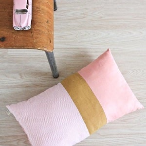 Image of Coussin Fantaisie rose