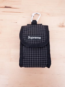Image of Supreme - Grid Pattern Camera Pouch