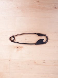 Image of Undercover - Oxidized Brass Safety Pin