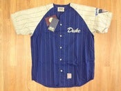 Image of Vintage Deadstock Duke Blue Devils Pinstripe Baseball Jersey