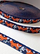 Image of Nightfox woven ribbon (by the metre)