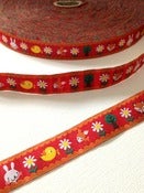 Image of Summer Forest woven ribbon (by the metre)