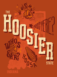 Image of The Hoosier State - Poster