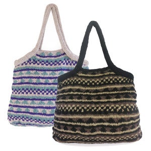 Image of PARVA Handknitted Banana Yarn Shopper