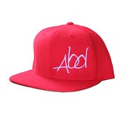 Image of FLATBRIM SNAPBACK - RED / WHITE