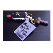 Image of Too Pretty Keychain - Personalized