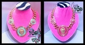 Image of ✖Pink & Mint Golden Bitch✖ Necklace Set