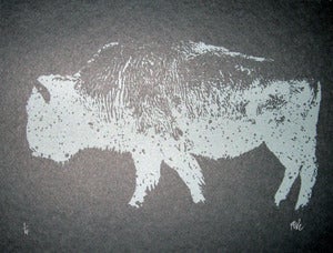 Image of Small Art Print/ Buffalo