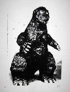 Image of Small Art Print/ Zilla