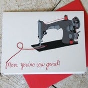Image of Mom, You're Sew Great Card 