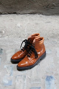 Image of VTG  Robert Clergerie Patent Boot 