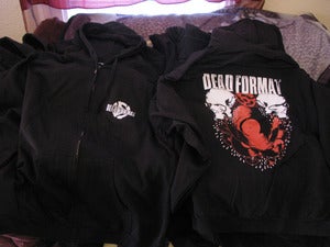 Image of Dead Format Skulls Zip Hoodie