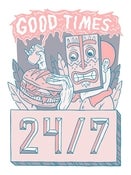 Image of Good Times Burger A3 print