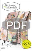 Image of Deco Flora ~ Pattern #207 (PDF Pattern)