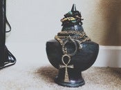 Image of The Healer Ankh x Serpent Lariat *back in stock*
