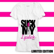 Image of Suck My Lipstick - Pink Tee