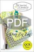 Image of Deco Zig Zag ~ Pattern #202 (PDF Pattern)
