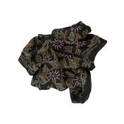 Image of Chikan Silk Scarf | Granite