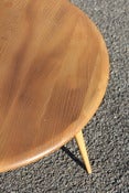 Image of Vintage Ercol drop down coffee table in light elm finish circa 1960/70s