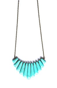 Image of Turquoise Waterfall Necklace