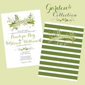 Image of Floral Garden Wedding Invitation