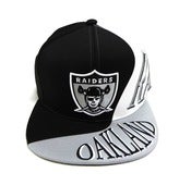 Image of OAKLAND RAIDERS "MULTI PANEL" MITCHELL & NESS SNAPBACK
