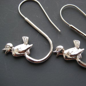 Image of Duck Hoop Earrings
