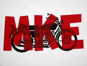 Image of Small Art Print/ Moto MKE