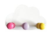 Image of Porte-manteaux Nuage petites gouttes roses